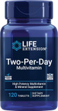 Life Extension Two-Per-Day High Potency Multi-Vitamin & Mineral Supplement - Vitamins, Minerals, Plant Extracts, Quercetin, 5-Mthf Folate & More - Gluten-Free - Non-Gmo - 120 Tablets