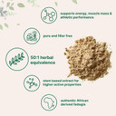 Fadogia Agrestis 600Mg Per Serving, 50:1 Extract Powder, 4 Ounce, Highly Purified And Bioavailable, Usa Third Party Tested, Maximum Strength, No Filler, No Additives, Non-Gmo & No Gluten