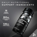 Muscletech Multivitamin For Men & Women Platinum Multivitamin | Vitamin C For Immune Support | 18 Vitamins & Minerals | Vitamins A C D E B6 B12 | Daily Workout Supplements | Multivitamins, 180 Ct