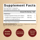 Naturebell Fadogia Agrestis 600Mg With Tongkat Ali 400Mg, 240* Capsules | 20:1 Fadogia Stem Extract & Indonesia Tongkat-Ali (Longjack) Root Extract  Max Strength Herbal Supplement  Non-Gmo