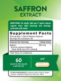 Nature'S Truth Saffron Extract Capsules | 60 Count | Concentrated Extract | Non-Gmo & Gluten Free Supplement