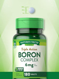 Nature'S Truth Triple Action Boron Complex | 6Mg | 180 Count | Non-Gmo & Gluten Free Mineral Support