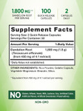 Nature'S Truth Dandelion Root 1800Mg | 100 Capsules | Non-Gmo & Gluten Free Extract