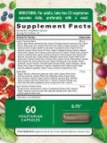 Super Fruits And Veggies | 60 Vegetarian Capsules | Vitalizing Antioxidant Superfood Formula | Non-Gmo & Gluten Free Supplement | By Nature'S Truth