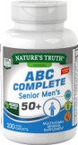 Senior Abc Complete Multivitamin For Men Over 50 Plus | 100 Caplets | Non-Gmo & Gluten Free | By Nature'S Truth