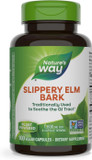 Nature'S Way Slippery Elm Bark, Traditional Support To Soothe The Gi Tract*, Vegan, 100 Capsules (Packaging May Vary)