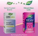 Nature'S Way Dim-Plus, Dim Supplement, Supports Balanced Estrogen Metabolism*, Diindolylmethane, 120 Vegan Capsules (Packaging May Vary)