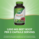 Nature'S Way Beet Root, Supports Antioxidant Pathways*, Helps Neutralize Free Radicals*, 1,000 Mg Per 2-Capsule Serving, Vegan, 320 Capsules (Packaging May Vary)