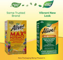Nature'S Way Alive! Max6 Potency Multivitamin, High Potency Antioxidant Vitamins A,C, E & B-Vitamins Including Methylated B12 & Folate To Support Daily Energy Metabolism*, 90 Capsules