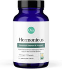 Ora Organic Natural Hormone Balance Supplement & Hormonal Acne Relief For Women - Support Skin, Mood, Energy, Pms & Menopause - Ashwagandha, Maca, Burdock Root, Cordyceps & Vit C - 90 Capsules