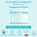 Pink Stork Organic Fertility Tea - Supports Conception For Her & Hormone Balance With Chaste Tree Berry (Vitex), Mint, And Red Raspberry Leaf - Hot Or Iced - Caffeine Free - Sweet Mint, 15 Sachets