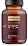 Quicksilver Scientific Longevity Phyto Caps - Resveratrol + Quercetin Anti Aging Supplement - Immune Support Supplement With Turmeric Curcumin Complex - Support For Nad+ Actions (60 Capsules)