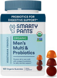 Smartypants Multivitamin For Men, Organic Gummies: Probiotics, Coq10, Methylfolate, Omega 3 (Ala), Vitamin D3, C, Vitamin B12, B6, Vitamin A, K & Zinc For Immune Support, 120 Gummies (30 Day Supply) Smartypants Multivitamin For Men, Organic Gummies: Probiotics, Coq10, Methylfolate, Omega 3 (Ala), Vitamin D3, C, Vitamin B12, B6, Vitamin A, K & Zinc For Immune Support, 120 Gummies (30 Day Supply)