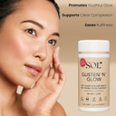 Glisten ÃÂNã¢Â Glow Supplement: Skin Vitamins For Women ÃÂ Biotin, Collagen & Skin-Loving Vitamins A, B, C, E For Clear Complexion & Youthful Glow, 60 Easy To Swallow Capsules