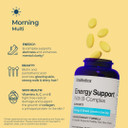 Multivitamin Day & Night Routine | Energy & Mental Clarity, Bones & Joints, Beauty, Restful Sleep | 30-Day Supply | Vitamins A, C, D, E, B-Complex | Magnesium, Biotin, Zinc, Botanicals, & Minerals