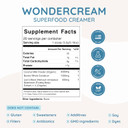 Wondercow Bovine Colostrum Superfood Creamer Supplement Powder W/Organic Lions Mane Mushroom & Coconut Milk Powder Mcts | Functional Sugar Free Keto Coffee, Smoothie & Drink Mix Unsweetened