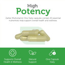 Zahler - One Daily Vegan Multivitamins For Women & Men (60 Count) Kosher Vegan Multivitamin - Essential Vitamins & Minerals With Whole Food Spectra Blend - Vegetarian And Vegan Vitamins For Adults