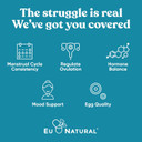 Regulate Menstrual Cycle Support  Hormone Balance At Optimal 40:1 Myo-Inositol & D-Chiro Inositol  Pcos Supplement For Period Consistency, Menstrual & Ovulation Support  120 Vegan Soft Capsules