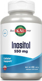 Kal Inositol Powder 550Mg, Brain Health, Nervous System & Mood Support Supplement, Cellular Health Support, Enhanced Absorption Formula, Easy To Mix, Approx. 207 Servings, 4Oz