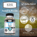 Kaya Naturals B-12 Complex | Multivitamin Supplement For Women & Men | Energy And Metabolism Booster | Vitamin Supplement With Biotin, Choline, Inositol, Folate, And Vitamin C  180 Count