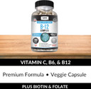Kaya Naturals B-12 Complex | Multivitamin Supplement For Women & Men | Energy And Metabolism Booster | Vitamin Supplement With Biotin, Choline, Inositol, Folate, And Vitamin C  180 Count