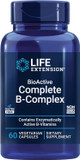 Life Extension Bioactive Complete B-Complex, Heart, Brain And Nerve Support, Healthy Energy, Metabolism, Complete B Complex, 60 Vegetarian Capsules