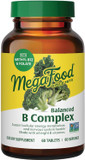 Megafood Balanced B Complex - B Complex Vitamin Supplement - 8 B Vitamins Including Vitamin B6, Vitamin B12, Folate, Biotin & More - Supports Cellular Energy Production - Vegan, Gluten Free - 60 Tabs