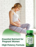 Nature'S Truth Folic Acid | 800 Mcg | 250 Tablets | Vegetarian, Non-Gmo & Gluten Free Supplement