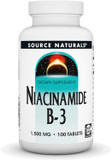 Source Naturals Niacinamide B-3, Dietary Supplement* - 1500 Mg, 100 Tablets