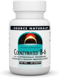 Source Naturals Coenzymated B-6,P-5´-P (Pyridoxal-5´-Phosphate) Promotes A Healthy Nervous Sytem* - 100 Mg 60 Tablets