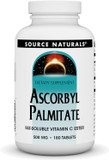 Source Naturals Ascorbyl Palmitate 500Mg Fat-Soluble Vitamin C Ester Supplement - 180 Tablets