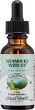 Maxi Health Liquid Vitamin D3 With K2 Drops For Long-Term Health - Vitamin K2 D3 Vitamin Supplement - D3 K2 Vitamin K And Vitamin D Supplement With Vitamin K2 Mk-7 And Vit D - By Maxi Health, 1 Fl Oz