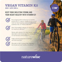 Naturewise Vitamin K2 Mk-7 100Mcg And Mk-4 500Mcg - Enhanced Bioavailable Formula - K Complex Supplement For Bone Health + Heart Health - Vegan, Gluten Free, Non-Gmo - 90 Softgels[3-Month Supply]
