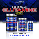 Allmax Essentials Glutamine - 100 G Powder - Fermentation-Derived Glutamine - Increases Recovery & Supports Immune System - Gluten Free & Vegan - 20 Servings