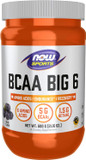 Now Foods Sports Nutrition, Bcaa (Branched Chain Amino Acids) Big 6, Grape Flavor, 600 Grams