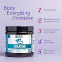 Zhou Nutrition Creatine Monohydrate Powder, Pure Unflavored Creatine Powder, Workout Recovery, Physical Performance Support, Vegan, Non-Gmo, Gluten Free, Made Without Soy, 45 Servings