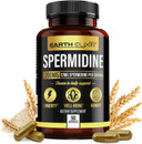 Spermidine Supplements 1200Mg (90 Capsules)  Anti Aging - 3Rd Party Tested (12Mg Spermidine Powder) Max Purity - 100% Pure Espermidina- Fermented Wheat Germ Extract - Nmn Alternative