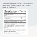 Integrative Therapeutics Vitaline Coq10 100 Mg - Supports Brain And Heart Health* - Dairy Free - Vegan - Tropical Fruit Flavored - 30 Chewable Wafers