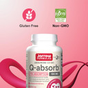 Jarrow Formulas Q-Absorb Co-Q10 100 Mg, Dietary Supplement, Antioxidant Support For Mitochondrial Health, Cellular Energy Production And Cardiovascular Health, 60 Softgels, 60 Day Supply