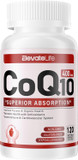 Coq10-400Mg-Softgels With Pqq, Bioperine & Omega-3, Coenzyme Q10(Ubiquinone) Supplement For High-Absorption, Powerful-Antioxidant, Support Heart & Energy-Production, 120 Servings