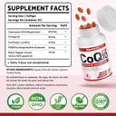 Coq10-400Mg-Softgels With Pqq, Bioperine & Omega-3, Coenzyme Q10(Ubiquinone) Supplement For High-Absorption, Powerful-Antioxidant, Support Heart & Energy-Production, 120 Servings