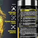 Nutrex Research Lipo6 Black Intense Ultra Concentrate Thermogenic Fat Burner | Weight Loss Supplement | 60 Diet Pills