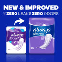 Always Discreet Adult Incontinence Pads For Women, Moderate Absorbency, Regular Length, Postpartum Pads, 108 Ct (Packaging May Vary)