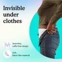 Because Adult Incontinence Underwear For Sensitive Skin - Women - Premium Overnight Disposable Briefs, Anti Odor - White, X-Large - Absorbs 6 Cups - 12 Count (Pack Of 1)