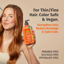 Hempz Biotin Conditioner - Original Light Floral & Banana - For Growth & Strengthening Of Dry, Damaged And Color Treated Hair, Hydrating, Softening, Moisturizing - 17 Fl Oz