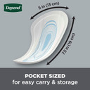 Depend Incontinence/Bladder Control Shields, Pads For Men, Light Absorbency, 174 Count (3 Packs Of 58) (Packaging May Vary)