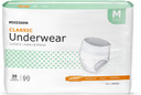 Mckesson Classic Underwear, Incontinence, Light Absorbency, Medium, 80 Count