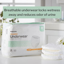 Mckesson Classic Underwear, Incontinence, Light Absorbency, Medium, 80 Count
