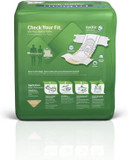Medline Fitright Ultra Adult Diapers, Disposable Incontinence Briefs With Tabs, Heavy Absorbency, X-Large, 57''-66'', 4 Packs Of 20 (80 Total)