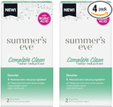Summer'S Eve Feminine Douche, Complete Clean Odor Reduction With Boric Acid Complex, 2 Units, 4.5 Oz Each (Pack Of 2)